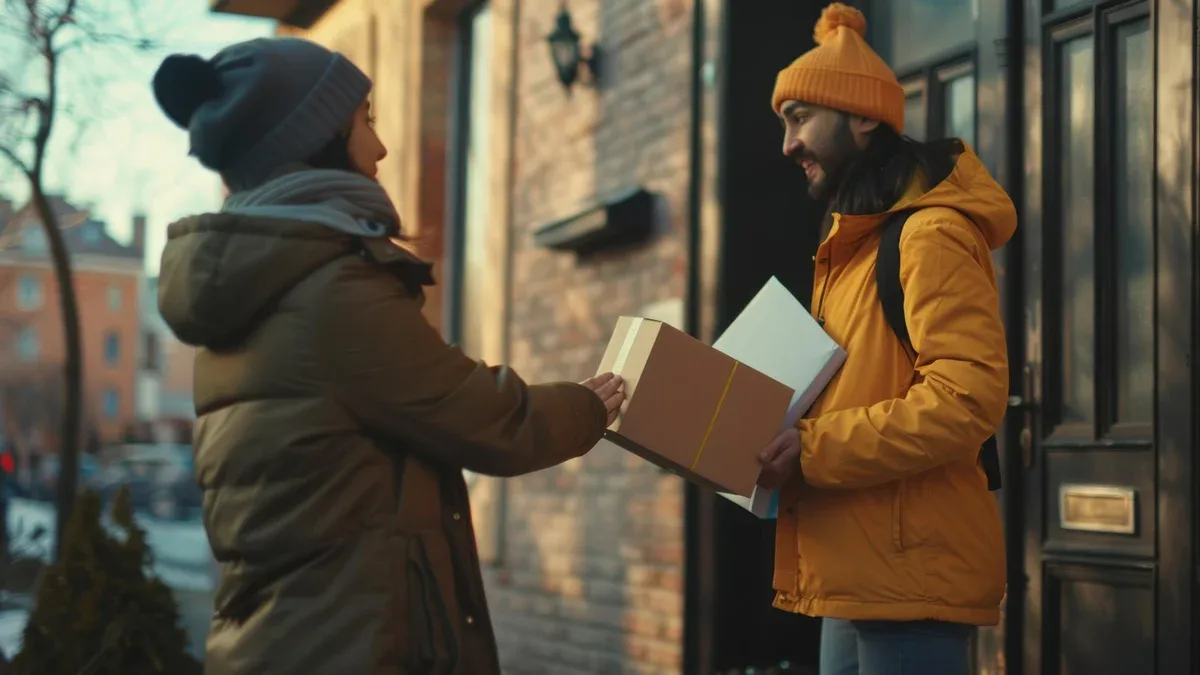 Un service de courrier efficace et la commodité des achats en ligne