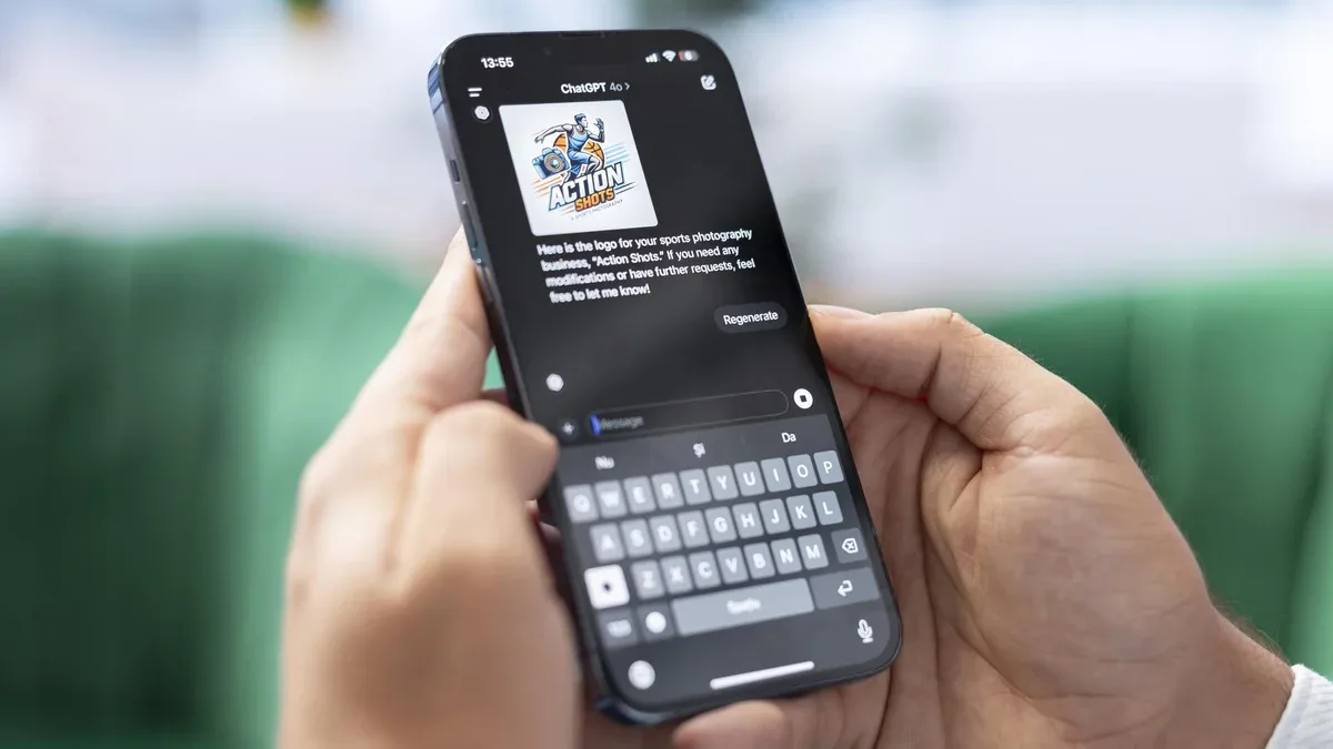 Bucarest Roumanie 30 juillet 2024 Chat GPT basé sur l'intelligence artificielle sur une application mobile