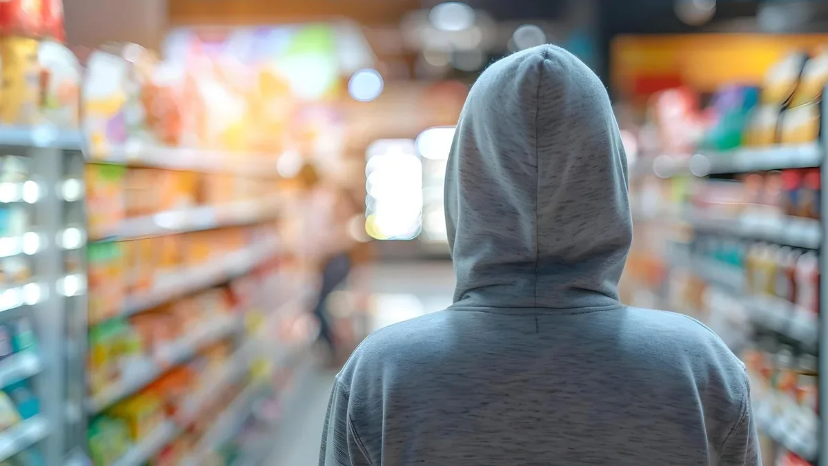 Vol dans un magasin de détail avec des pillards provoquant la destruction, le vol et le vandalisme Mesures de sécurité nécessaires Conception Prévention des cambriolages Sécurité de détail Prolifération des pillards Détraction de la protection contre le vandalisme